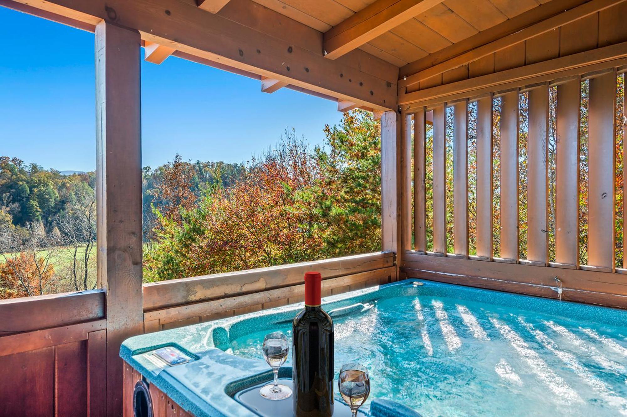 Bearfoot Pines - True Log Cabin - Wi-Fi, Hot Tub, Fishing, Deck With Views! - Mins To Pf 塞维尔维尔 外观 照片
