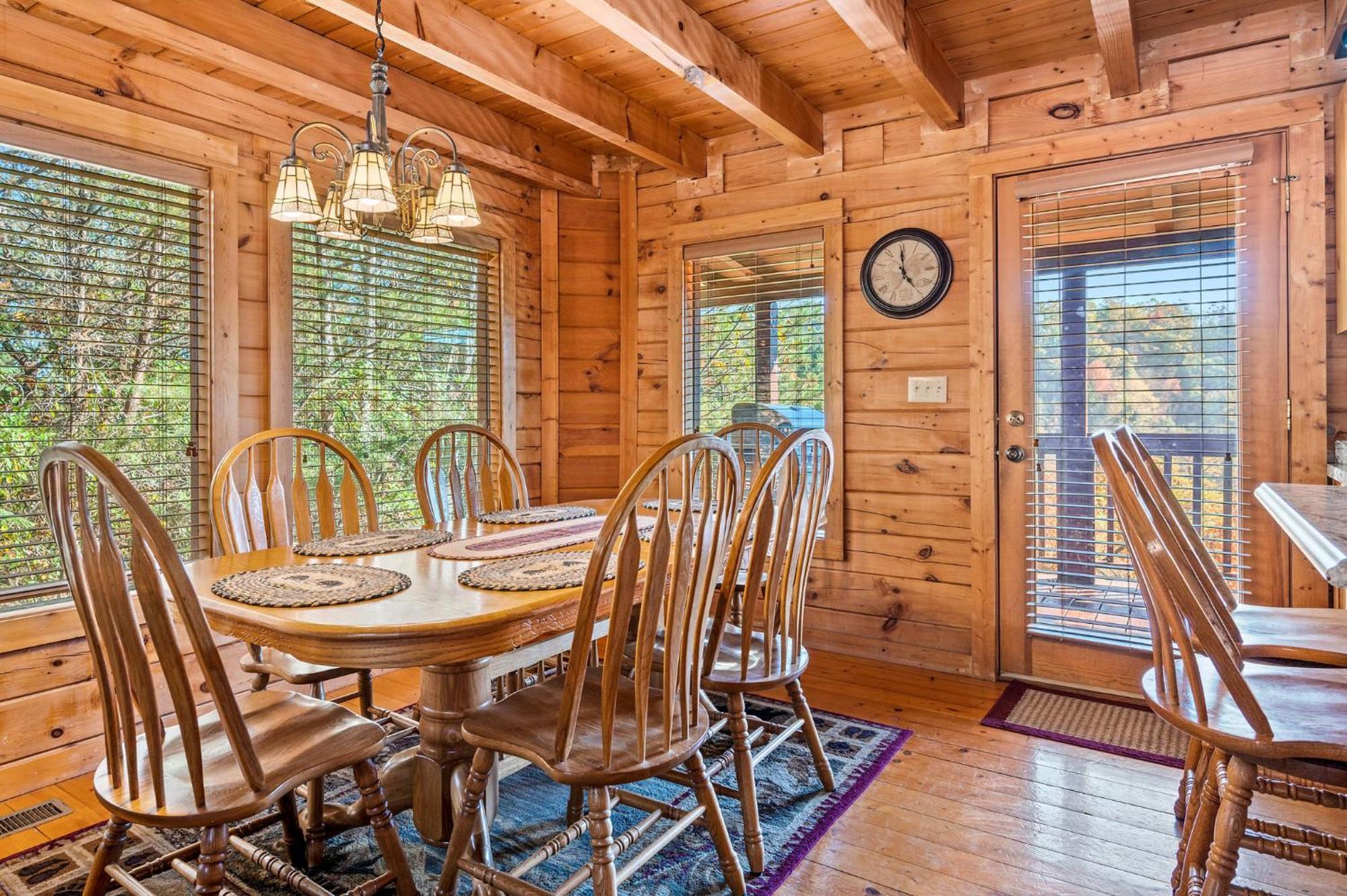 Bearfoot Pines - True Log Cabin - Wi-Fi, Hot Tub, Fishing, Deck With Views! - Mins To Pf 塞维尔维尔 外观 照片