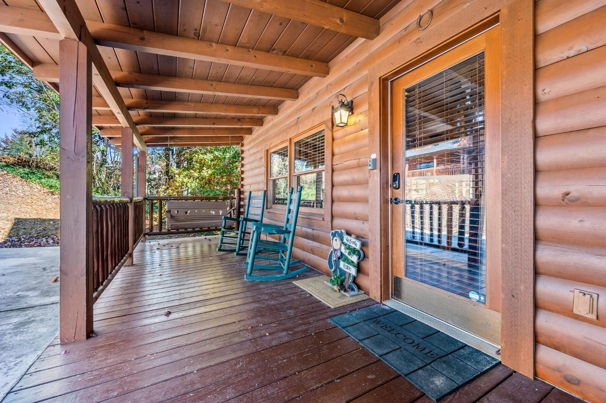 Bearfoot Pines - True Log Cabin - Wi-Fi, Hot Tub, Fishing, Deck With Views! - Mins To Pf 塞维尔维尔 外观 照片
